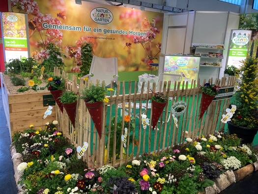 Messestand von Natur im Garten