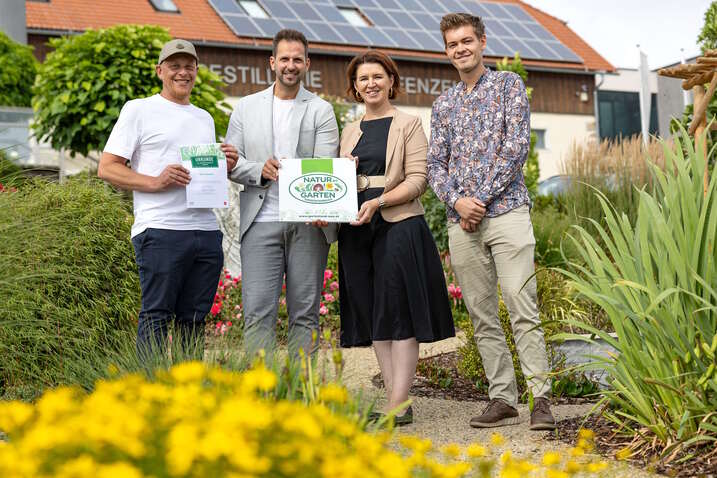 Natur im Garten-Plakette für Peter Affenzeller