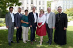 Geschäftsführer Franz Gruber, MsC, Bürgermeister Gerhard Obernberger, Geschäftsführerin Christa Lackner, MBA, MA, Landesrat Mag. Karl Wilfing, Geschäftsführerin Mag. Karin Imlinger-Bauer, Landesrat Max Hiegelsberger und Abt Ambros Ebhart