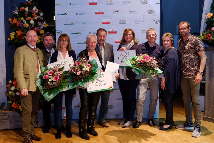 Gruppenfoto Siegerehrung der Gartentrophy