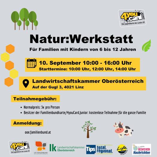 Bewerbung NaturWerkstatt