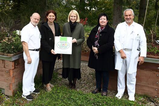 Plakettenübergabe für Krankenhaus Freistadt